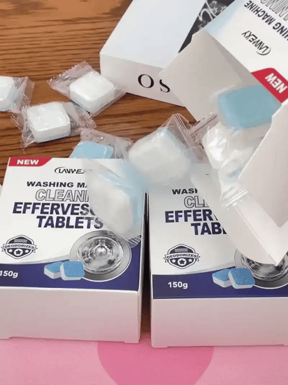 Pastillas Limpia Lavadora — Elimina Sarro y Malos Olores